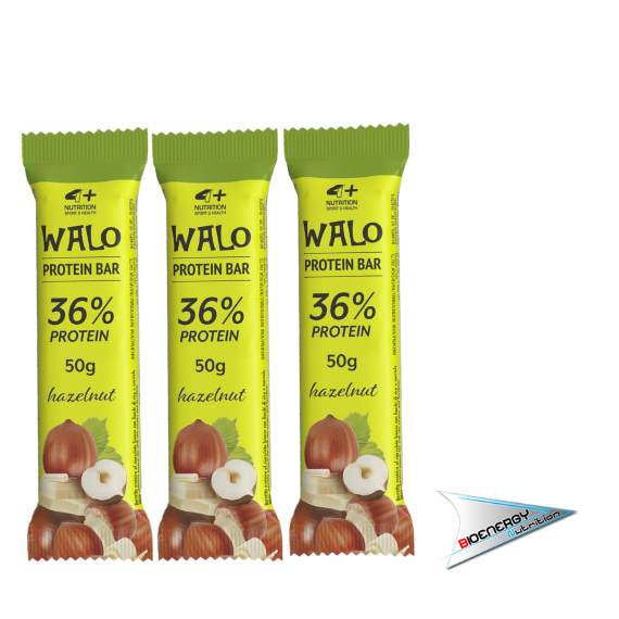 4PiuNutrition-WALO CROCKBAR (Confezione 30 barrette da 50 gr)   Nocciola  